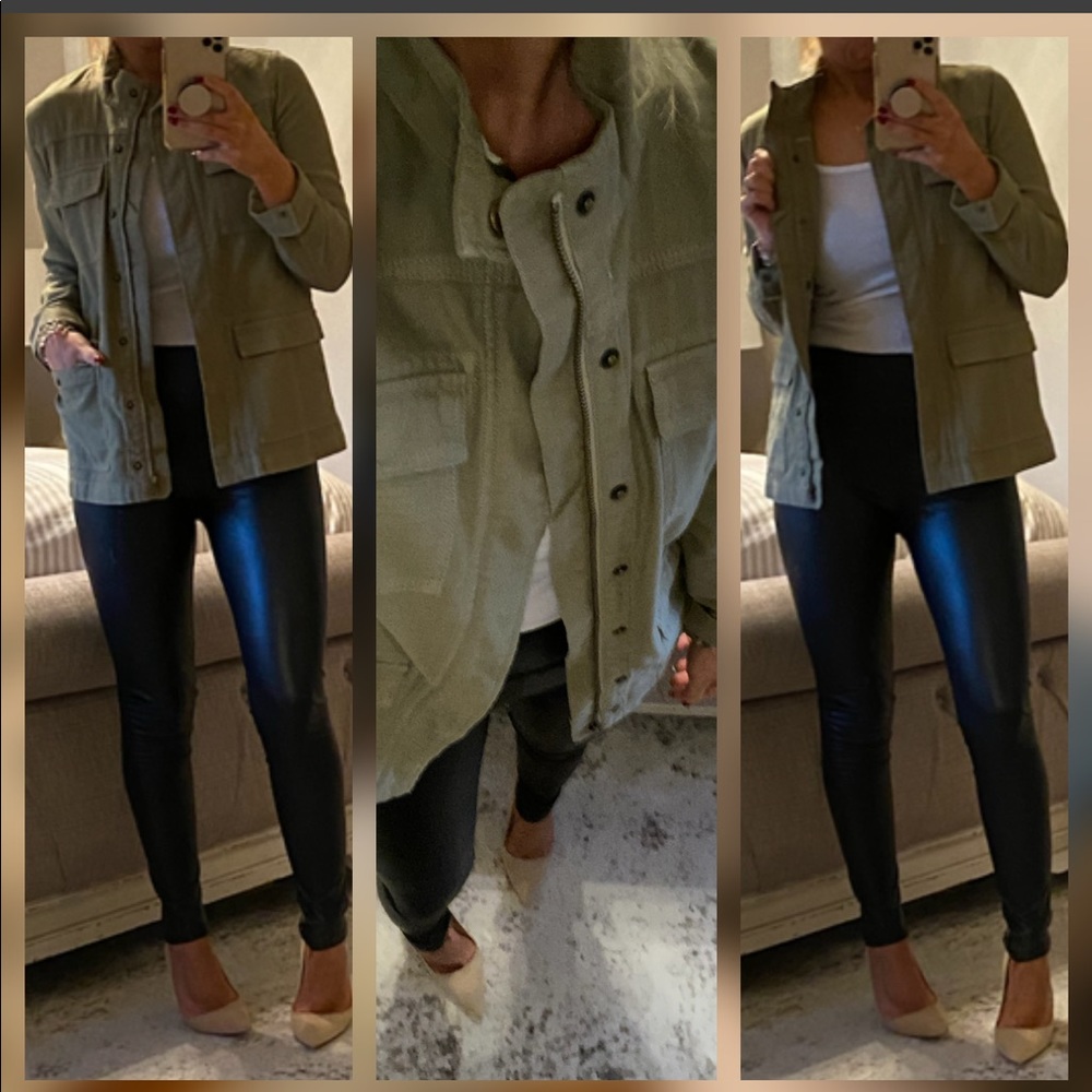 Last🤍Gorgeous garment dyed military jacket